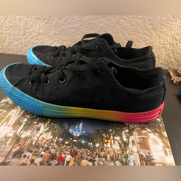 🌈👟 CONVERSE CHUCK TAYLOR ALL STAR RAINBOW PRIDE SNEAKER - Picture 4 of 10